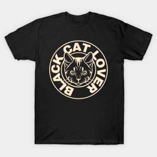 Black cat Lover T-Shirt